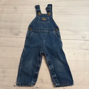 Vintage OshKosh B'Gosh kids denim overalls 2T